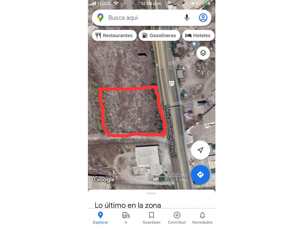 Venta de Terreno  en Castaños, Coahuila