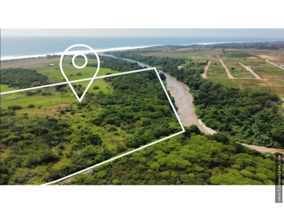 Santa Elena/15 hectáreas / vista al mar / colinda con el Río