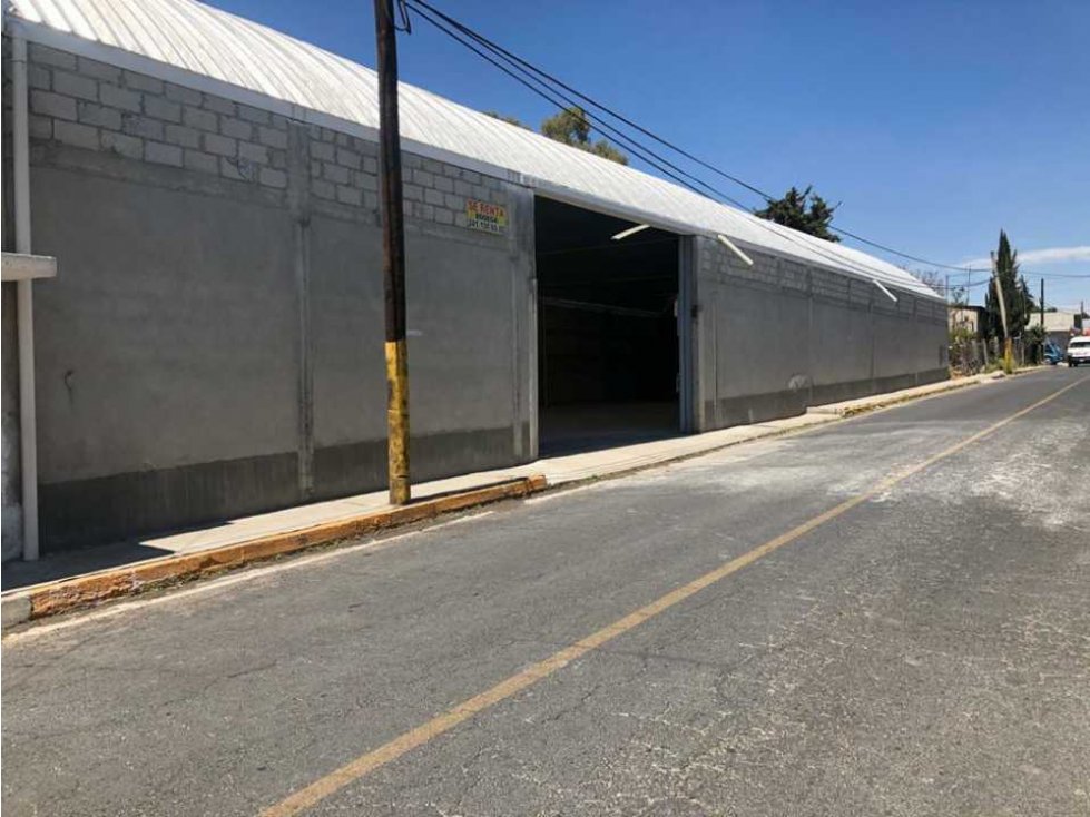 Renta bodega       Atlihuetzia tlaxcala.