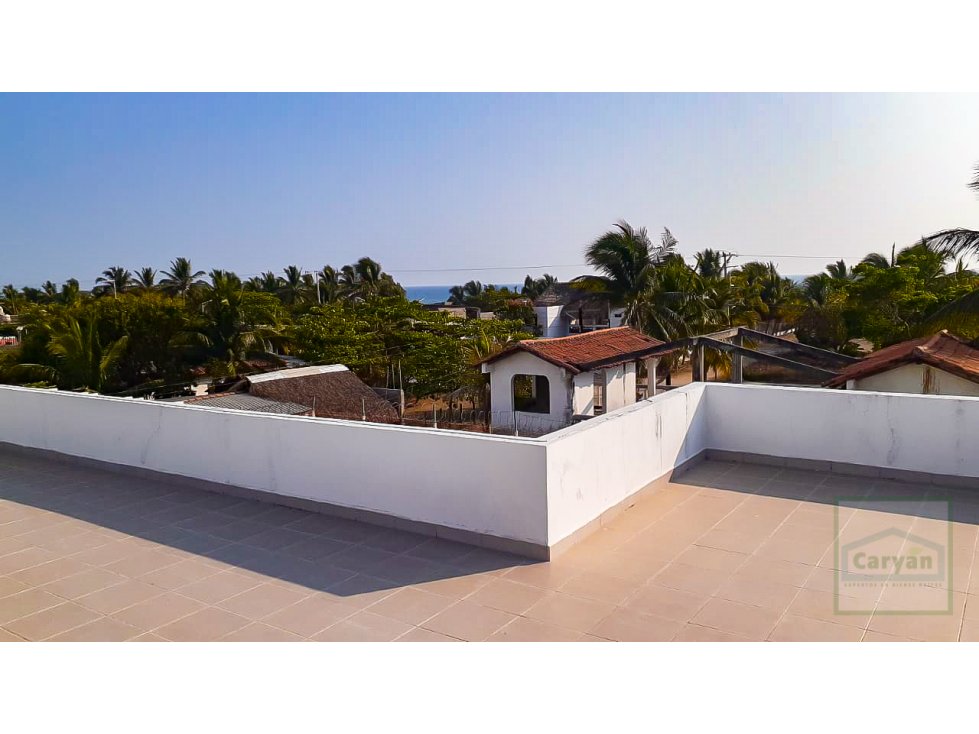 VENTA DE CASA DE PLAYA CON ALBERCA Y VISTA AL MAR EN CHIAPAS