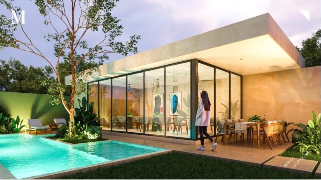 Departamento Moira de 2 recámaras con piscina en venta en Temozón Norte, Mérida.